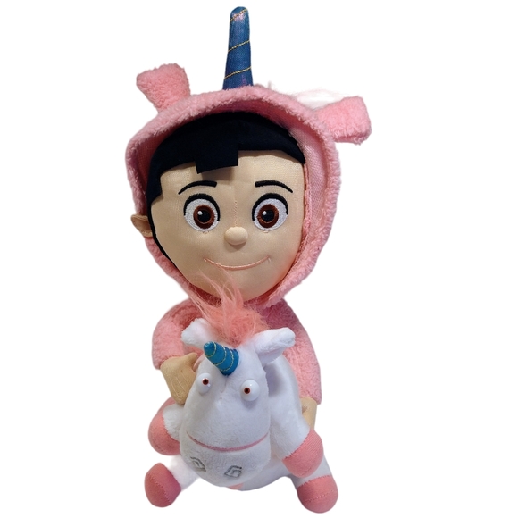 Agnes Unicorn Plush Stuffed Animal Despicable Me Minion Mayhem Universal Studios - Picture 12 of 13